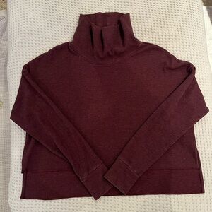AMERICAN EAGLE - Cropped Turtleneck - Plum - XS